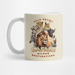 Safari Adventure: Wild Heart, Wilder Destinations Mug